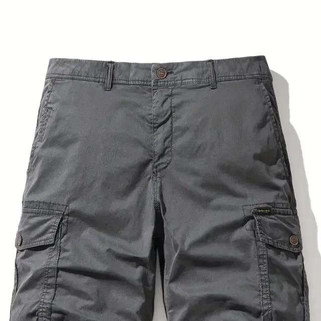 Men's Cotton Cargo Shorts Plus Size - Vintage Style