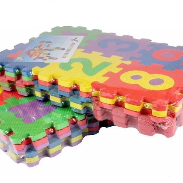 LURECOM Foam puzzle with removable numbers and letters - MIX 36 Ks