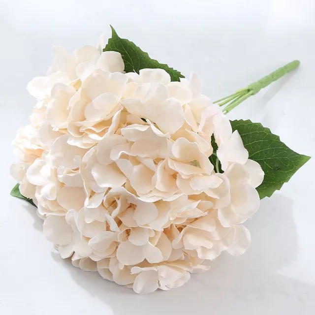 Luxurious large monochrome decorative artificial flower - hydrangea