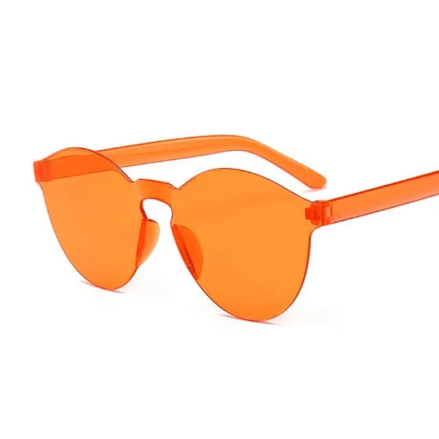 Unisex moderné jednoduché slnečné okuliare - rôzne farby