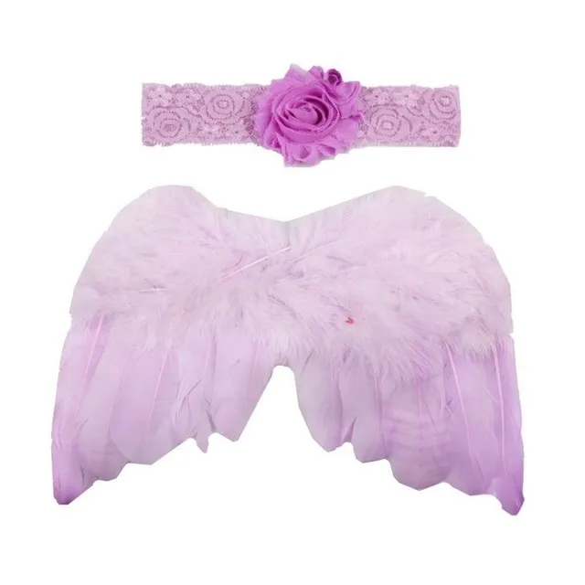 Girl's set to shoot angel wings and Stevie's headband 4