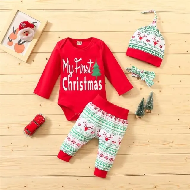 Children's clothes with Christmas motif