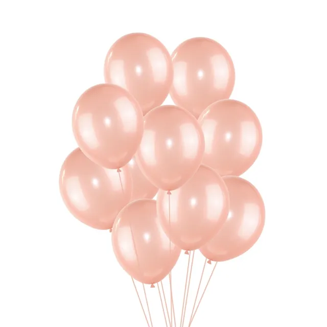 Rose Gold sada nafukovacích balónků