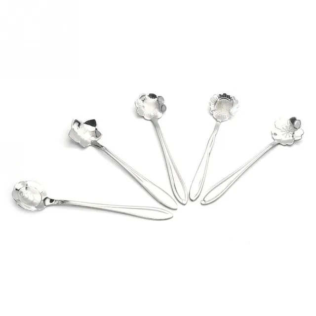 Spoon in the shape of a flower 5 pcs