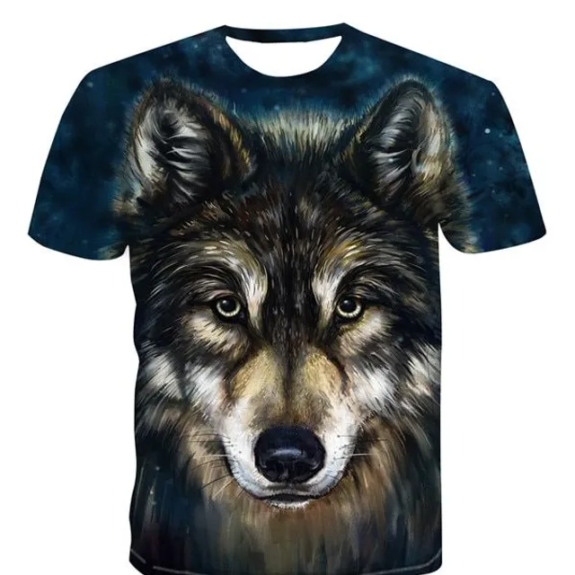 Men's modern 3D Animal T-shirt