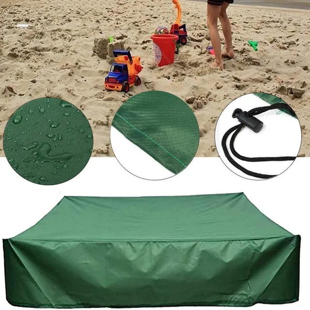 Square dustproof protection Beach Sandbox Canopy Waterproof sandbox Pool Cover