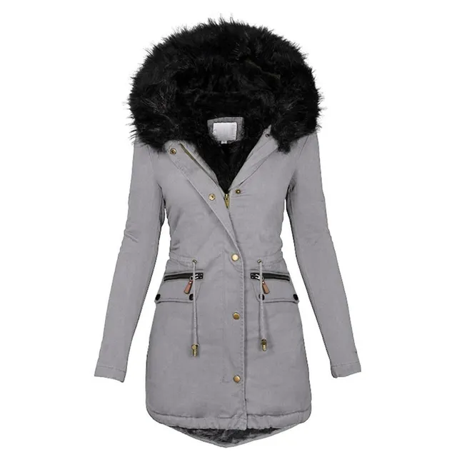 Women's warm winter jacket Nero f s