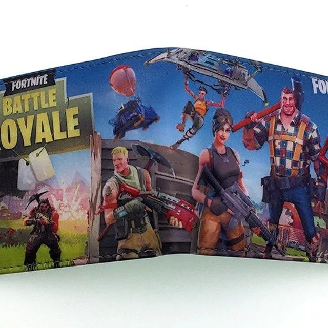 Stílusos pénztárca a motívum a népszerű játék Fortnite