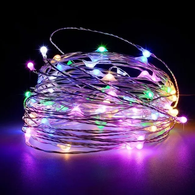 Frumoase lumini de Crăciun lumina P12 1m-10-led colorful