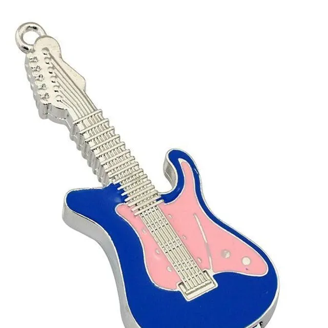 Pamięć flash USB gitara elektryczna czerwona 32GB