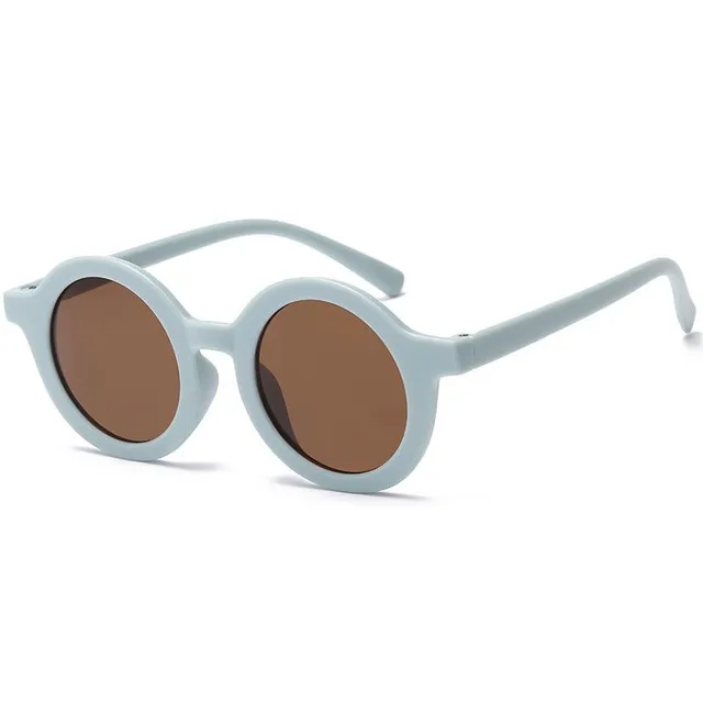 Children's classic monochrome trendy sunglasses - more colors