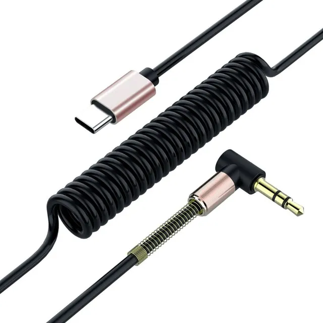 Flexible AUX cable 3.5mm jack on USB-C