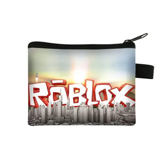 Unisex children's zipper wallet with themes of popular Roblox characters