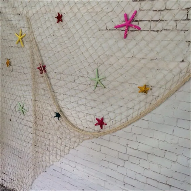 Hanging decorative fishing net bila