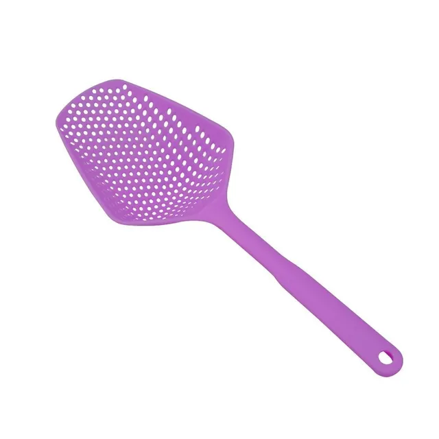 Perforated plastic scoop