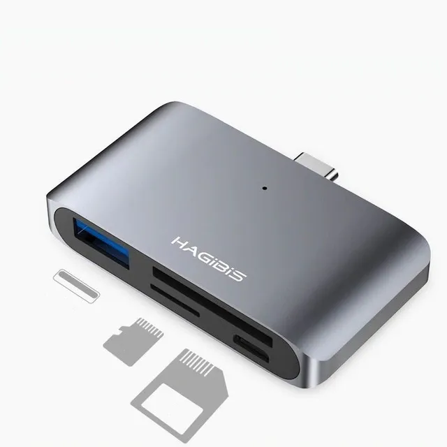 USB-C memory card reader and HUB