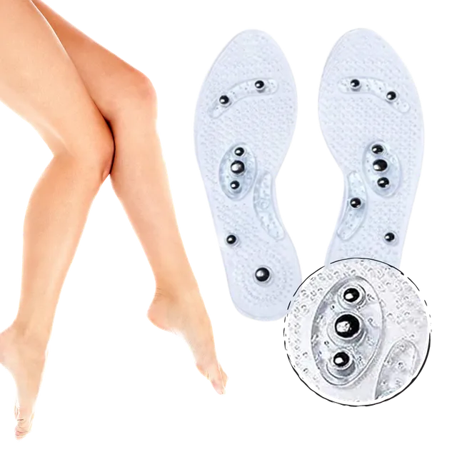 Magnetyczne podkładki do masażu nóg