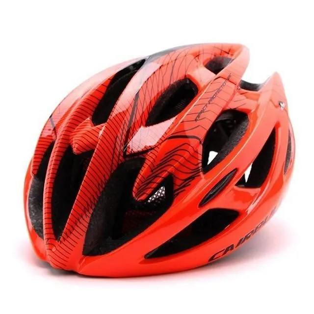 Ultralight cycling helmet orange l-57-63cm