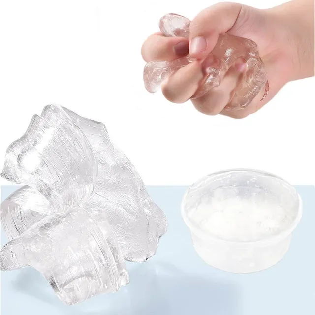 Stylish transparent slime