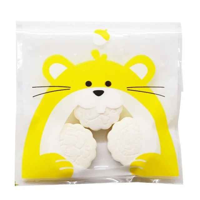 Gift bag for sweets with animal 50 pcs
