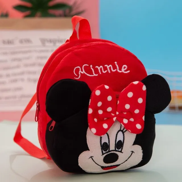 Detský luxusný moderný plyšový batoh s obľúbeným motívom Disney Whitehead