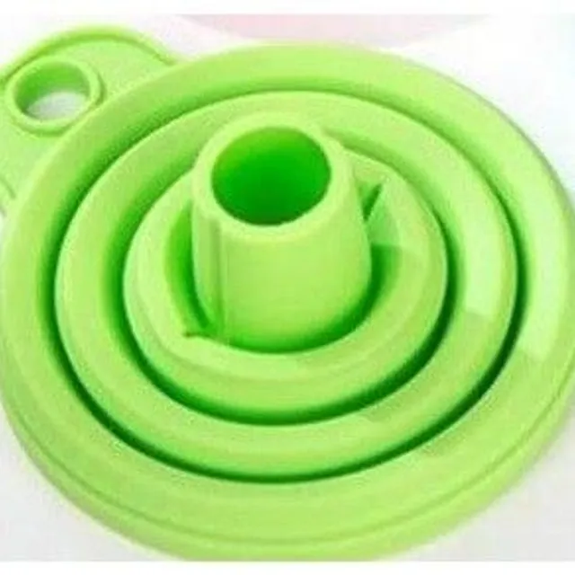 Silicone folding funnel - 2 pcs