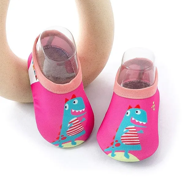 Detská originálna módna barefoot obuv s protišmykovou stielkou v rôznych farbách Wanda