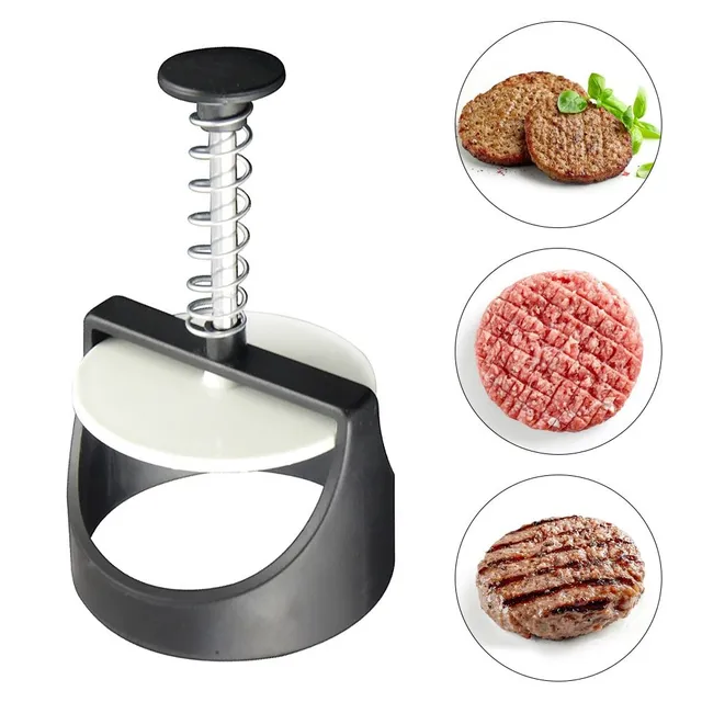 Kitchen handy stainless steel burger press