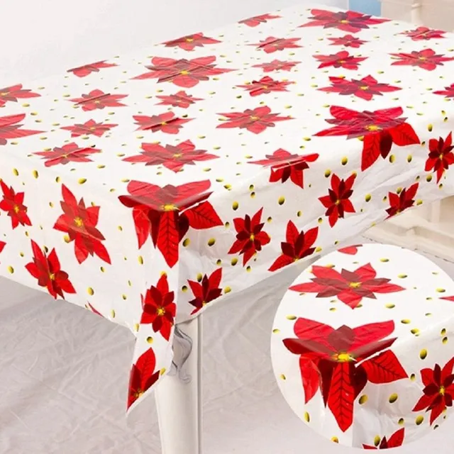 Christmas PVC tablecloth