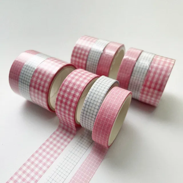 Moderné trendy populárne originálne dekoratívne samolepiace pásky so vzorom 3 kusy - rôzne varianty