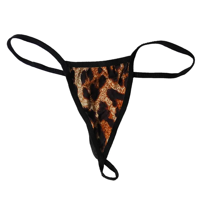 Leopard thong dla kobiet