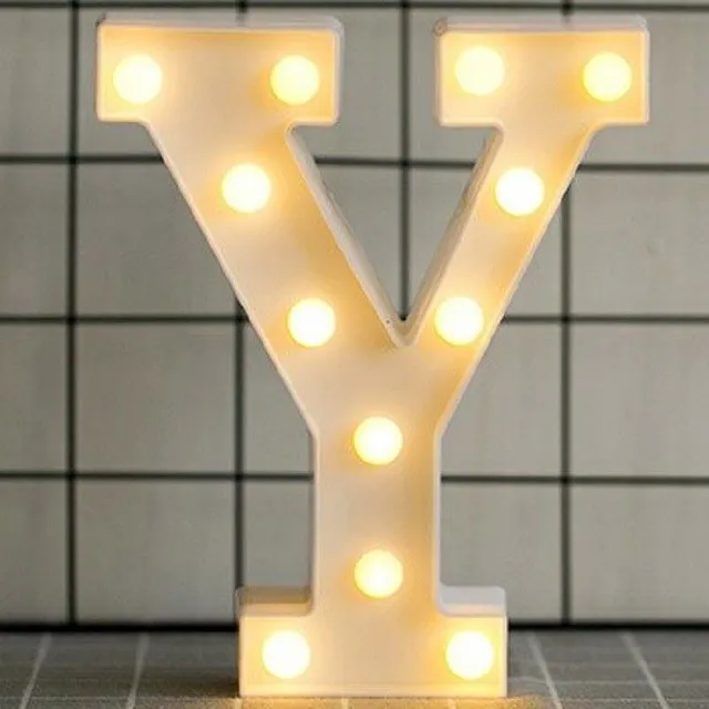 Decorative illuminating letters