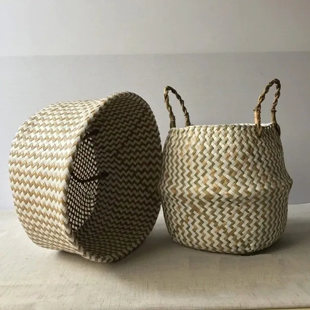 Knitted basket C1121