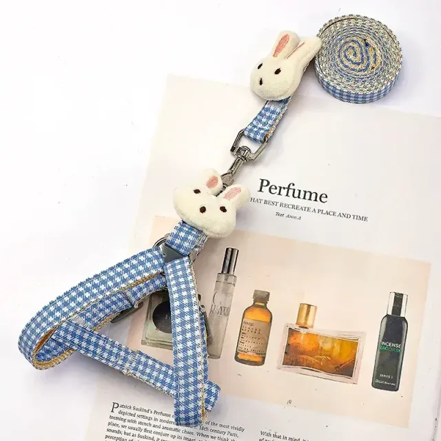 Luxusné podstielky pre mačky a malé psy - design kockovaný, roztomilá škvrna zajačik