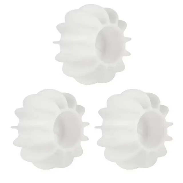 Silicone propeller ball for washing machine to remove hair from laundry