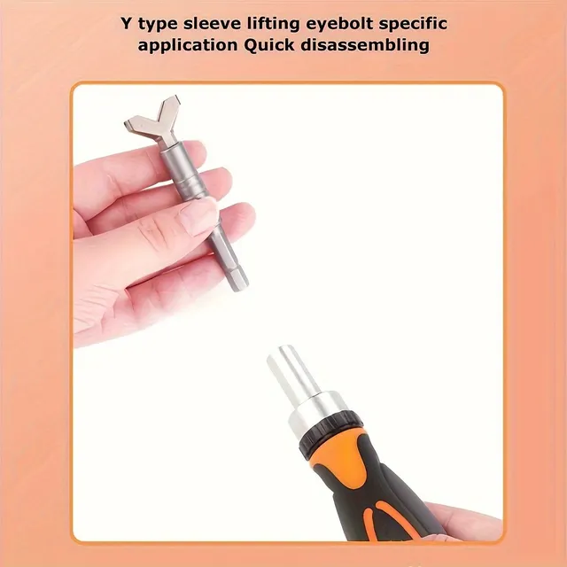 Screwdriver that spins for you: Multi-adjustable Set with Rake - Tighten quickly and comfortably