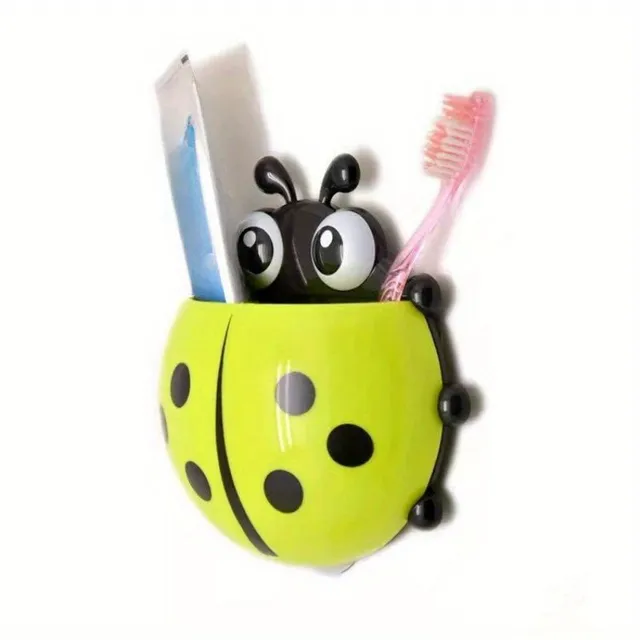 Cute Beetle - Toothbrush holder and wall paste with suction cup