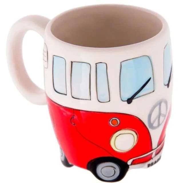 Ceramic mug hand painted J2546