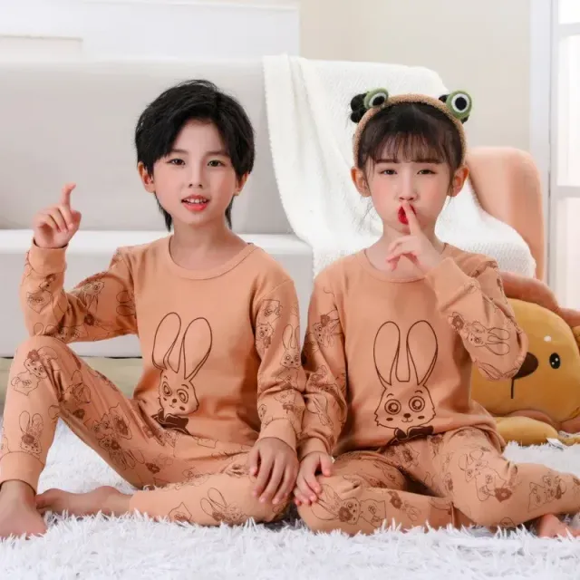 Children's pajamas with long sleeves for boys and girls