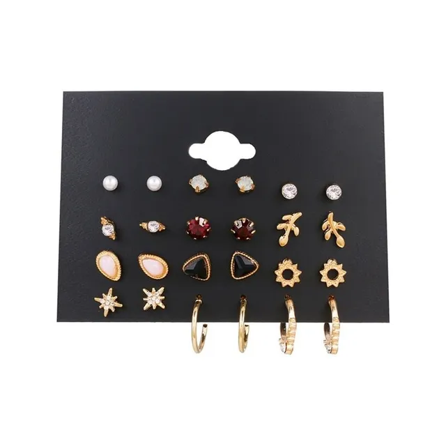 Ensemble de boucles d'oreilles pour femmes