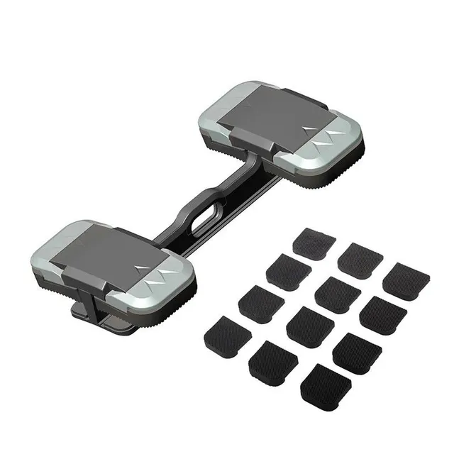 Expanding tablet holder for laptop