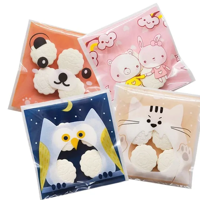 Gift bag for sweets with animal 50 pcs