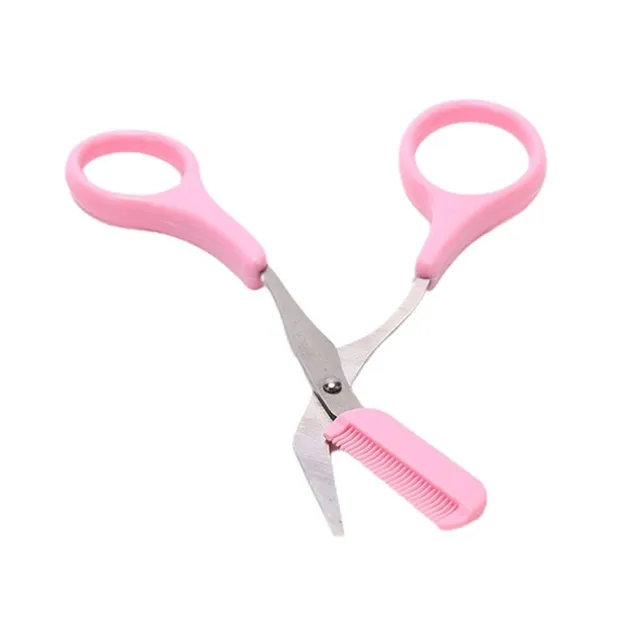 Eyebrow scissors with comb