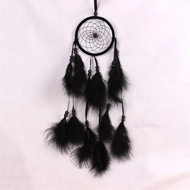 Indian dream catcher with feathers - Rainbow