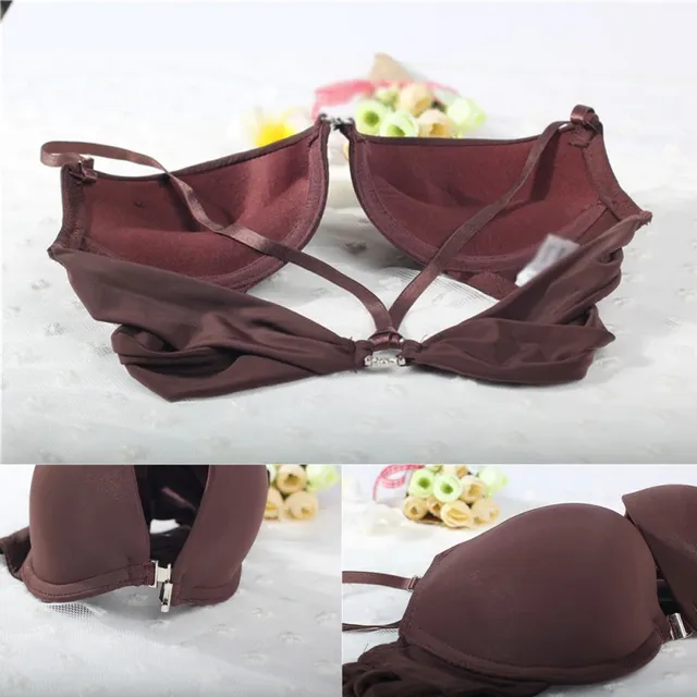 Women's bra with fastener front A540