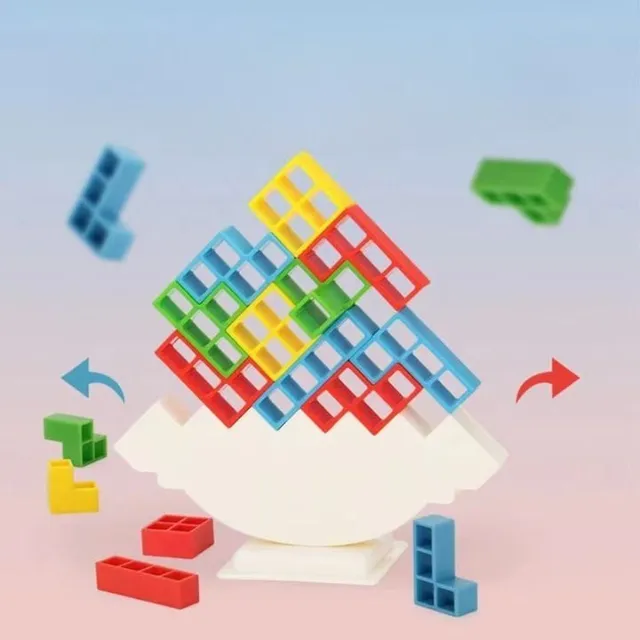 Jeu de société préféré des enfants Tetris block