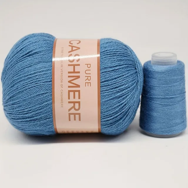 Beautiful 98% cashmere yarn for hand knitting and crochet - soft and suitable for machines - ball for scarves, sweaters and more