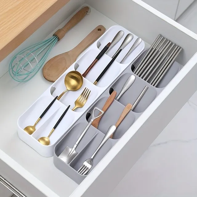 1 pc Multifunctional cutlery organizer for drawers - With easy sorting, storage and presentation of cutlery