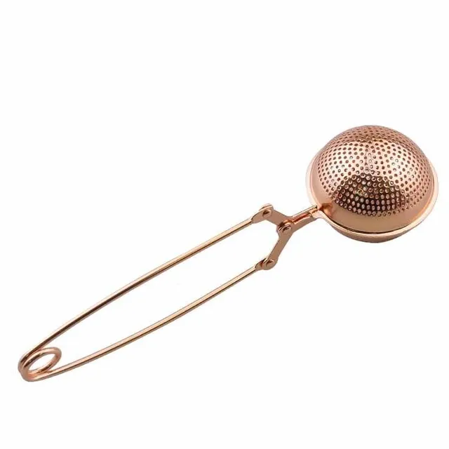 Practical metal spice holder or for lyating sprinkled tea