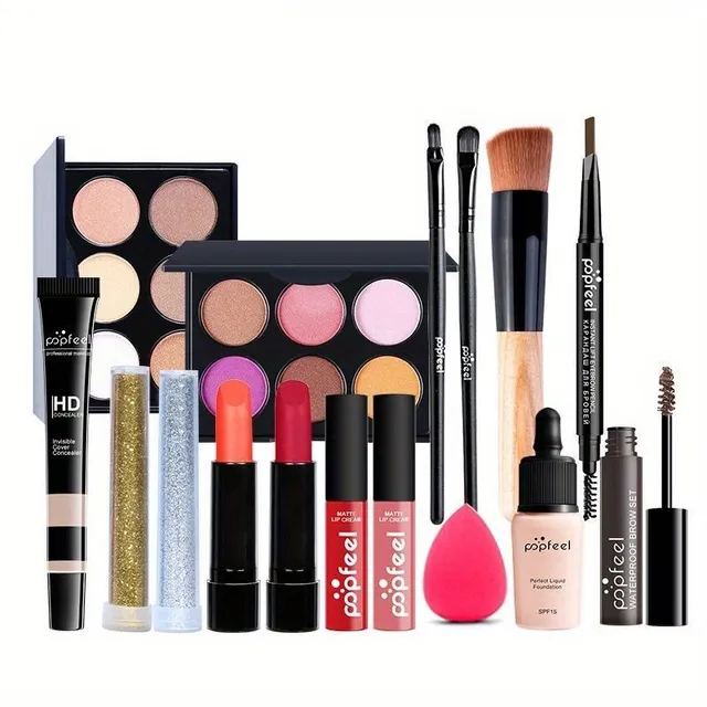 The magic look: the perfect make-up kit with shadow palette for women
